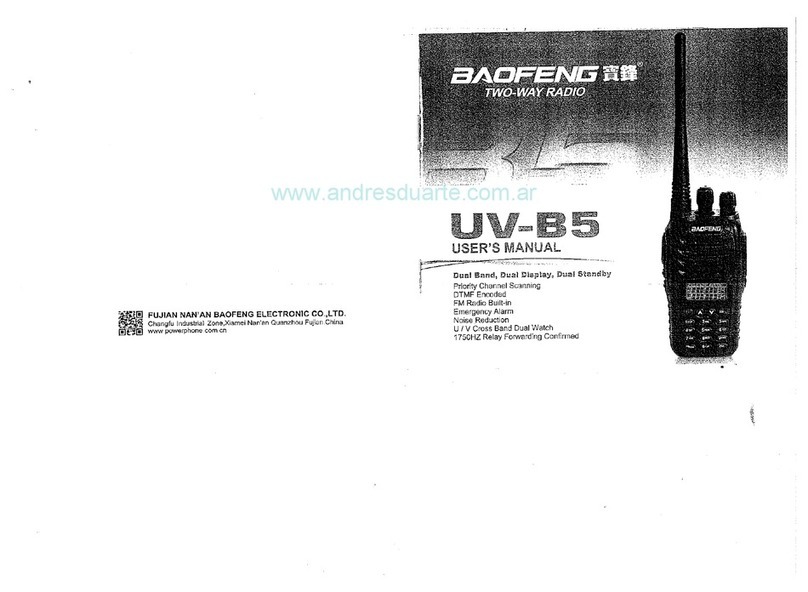 Baofeng UV-85 user manual