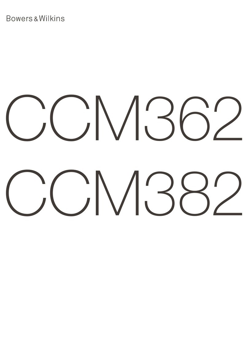 Bowers & Wilkins CCM362 User manual