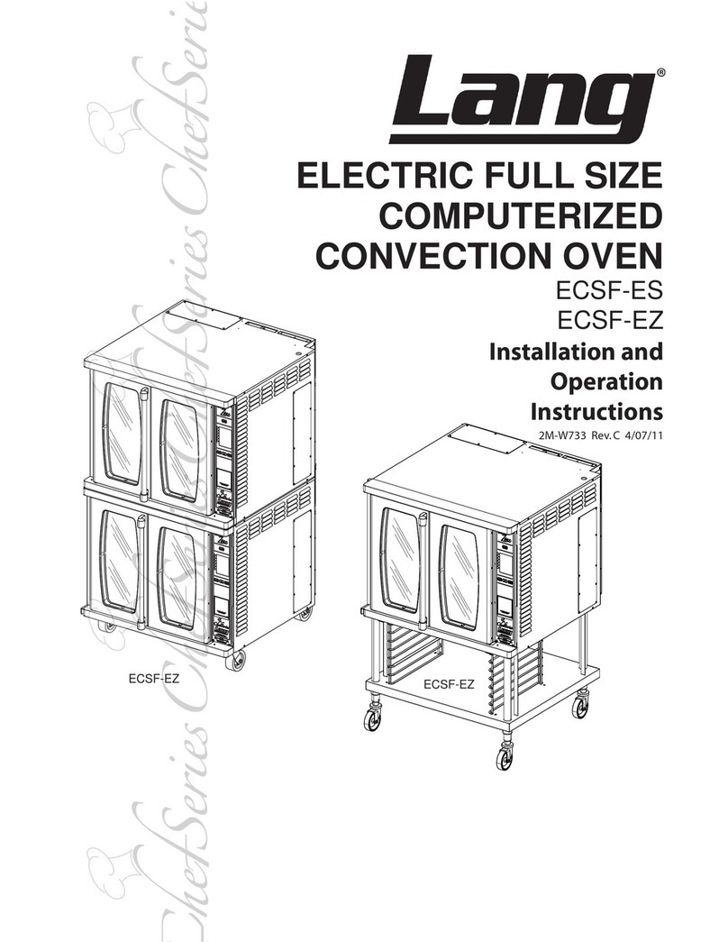 Lang ECSF-ES Installation and operation instructions