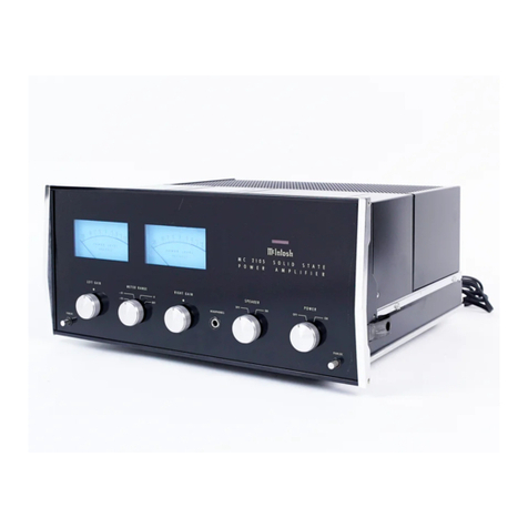 McIntosh MC-2105 User manual