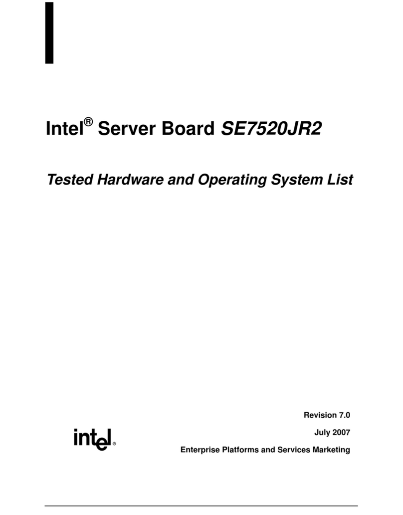Intel SE7520JR2 User manual