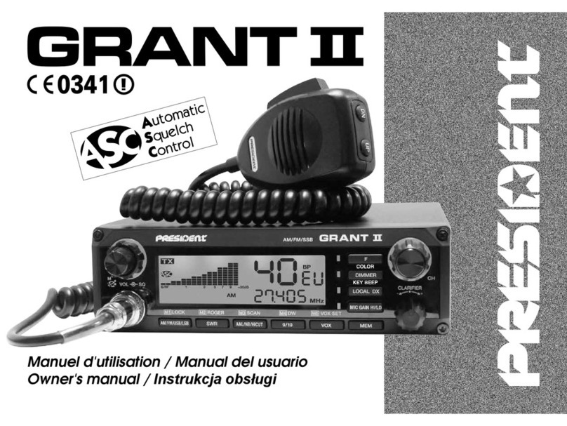 PRESIDENT Grant II User manual