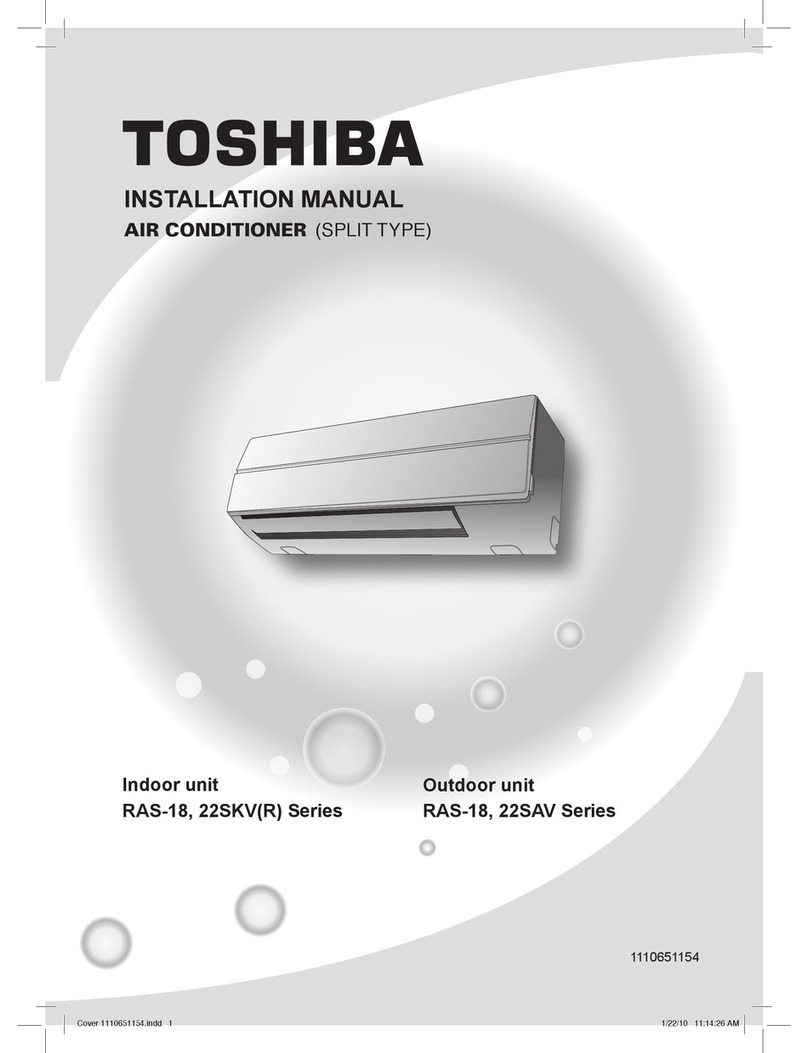 Toshiba RAS-18 Series User manual Toshiba RAS-18 Series User manual