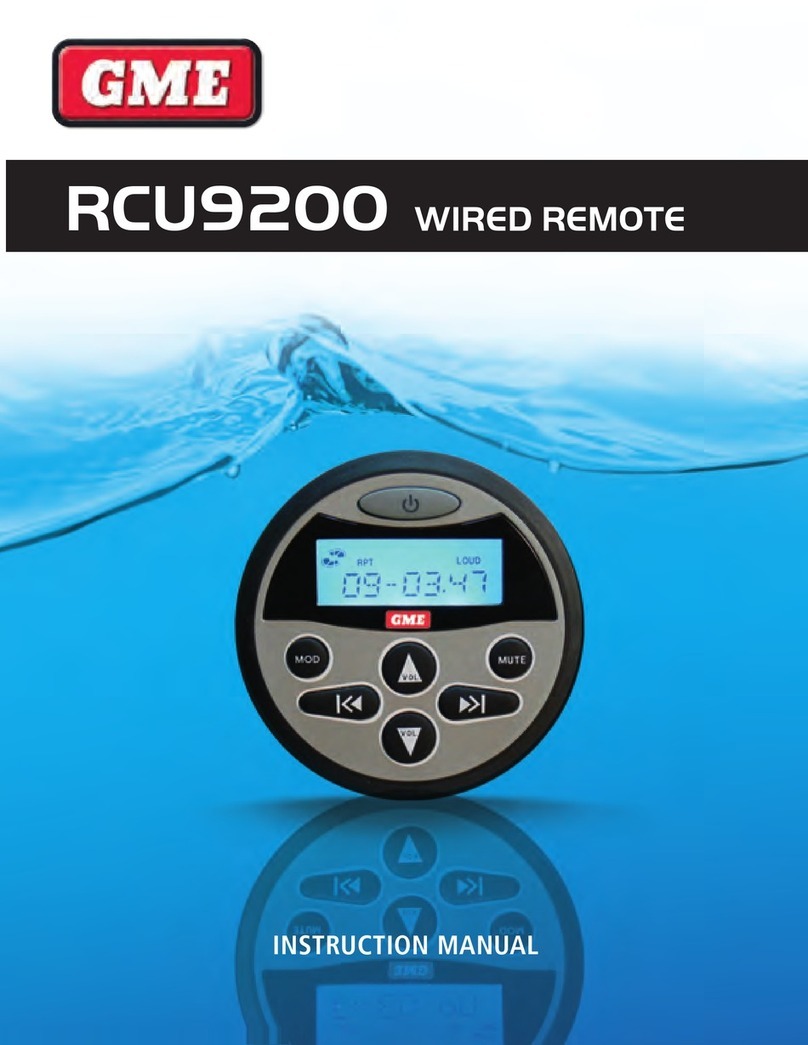 GME RCU9200 series User manual