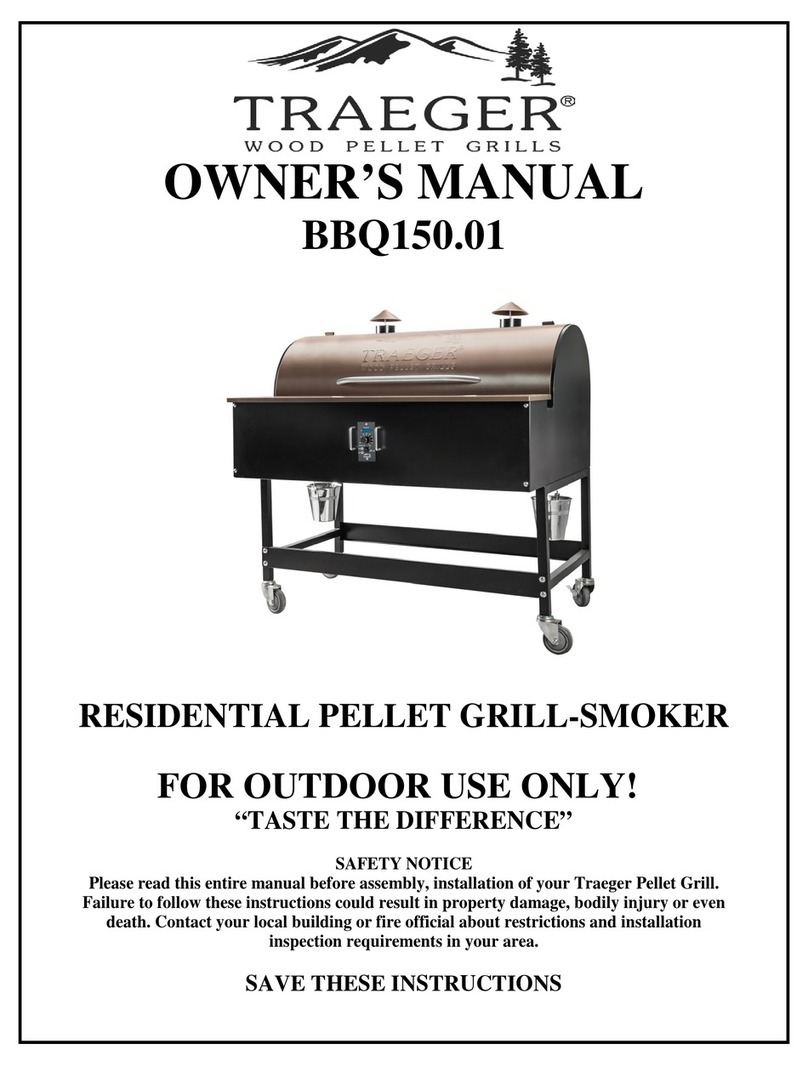 Traeger BBQ150.01 User manual