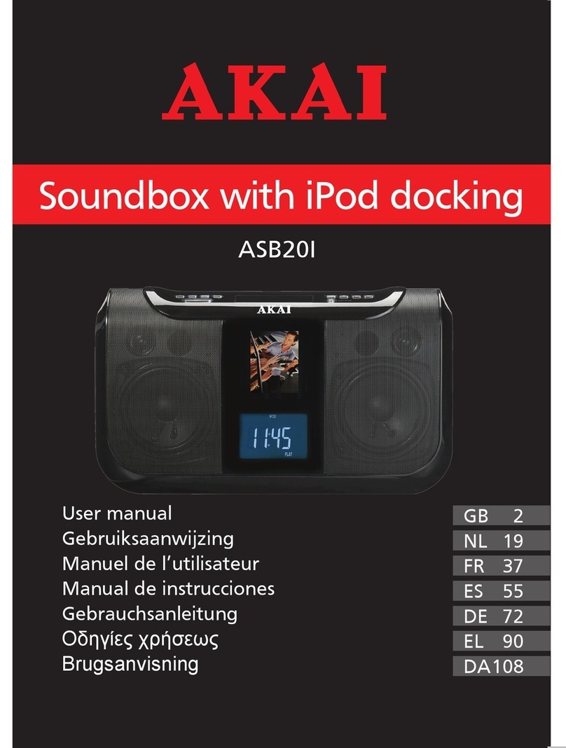 Akai ASB20I user manual