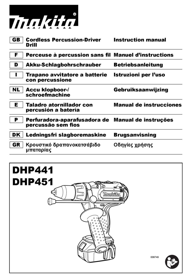 Makita DHP441 User manual