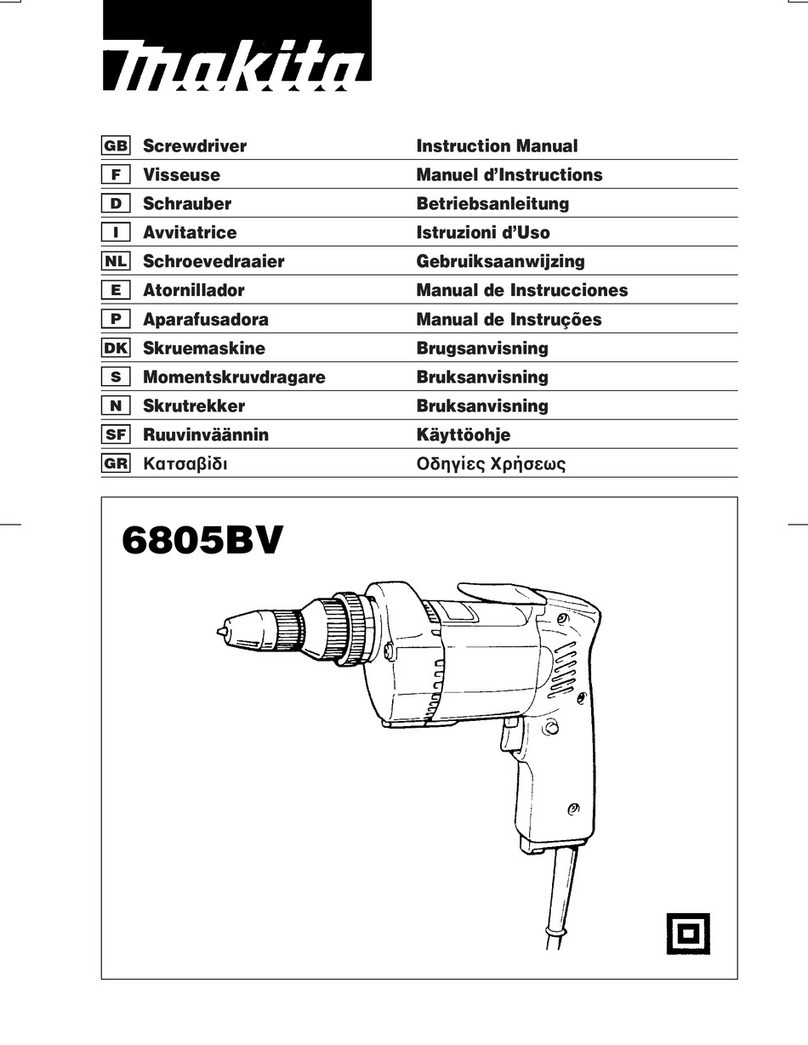 Makita 6805BV instruction manual