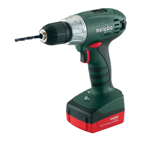 Metabo BS 18 Li User manual