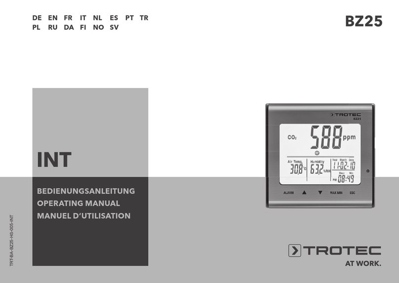 Trotec BZ25 operating manual