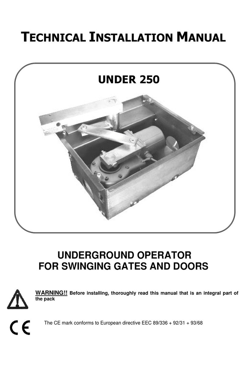 vds UNDER 250 Technical installation manual
