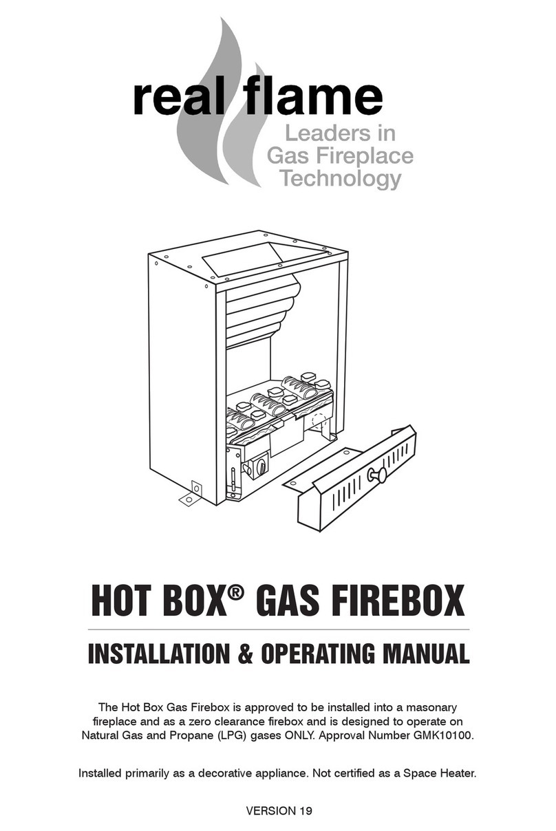 RealFlame Hot Box Installation instructions