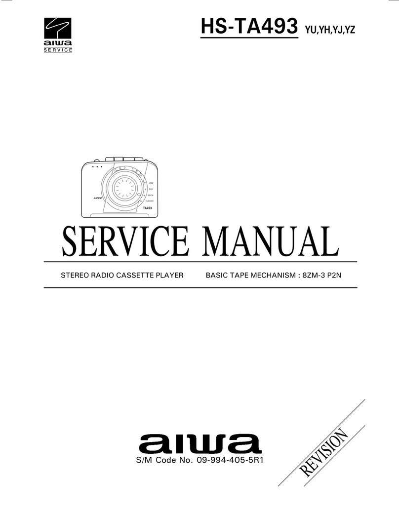 Aiwa HS-TA493 Service manual