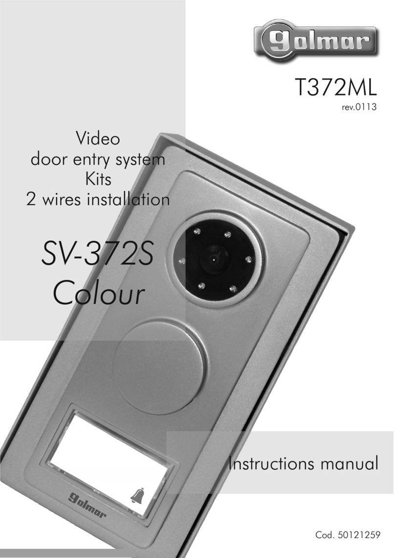 golmar SV-372S Colour User manual