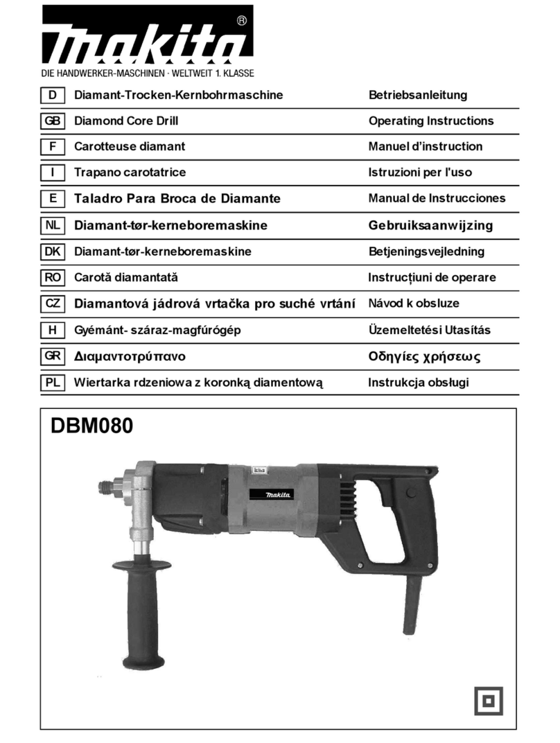Makita DBM080 operating instructions