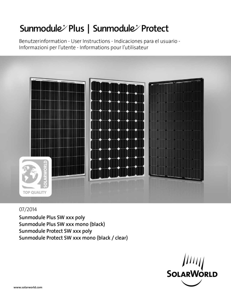 SolarWorld Sunmodule Plus User manual