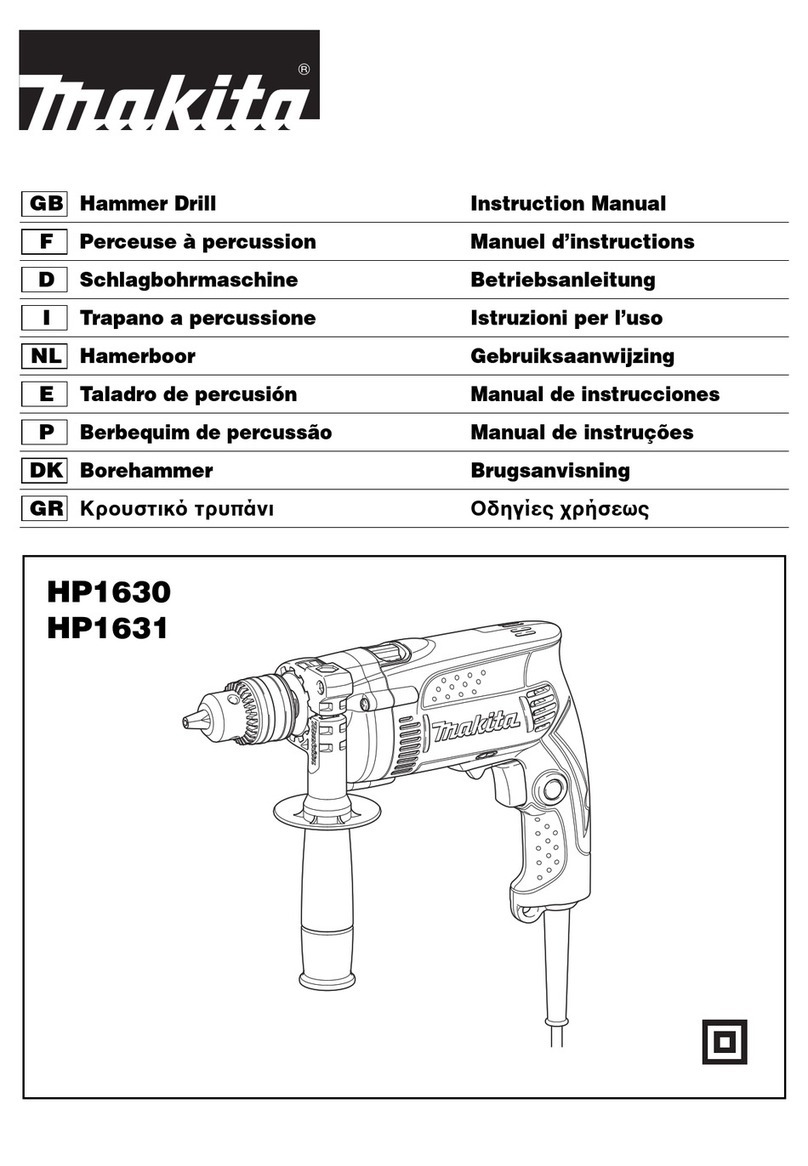 Makita HP1630 User manual
