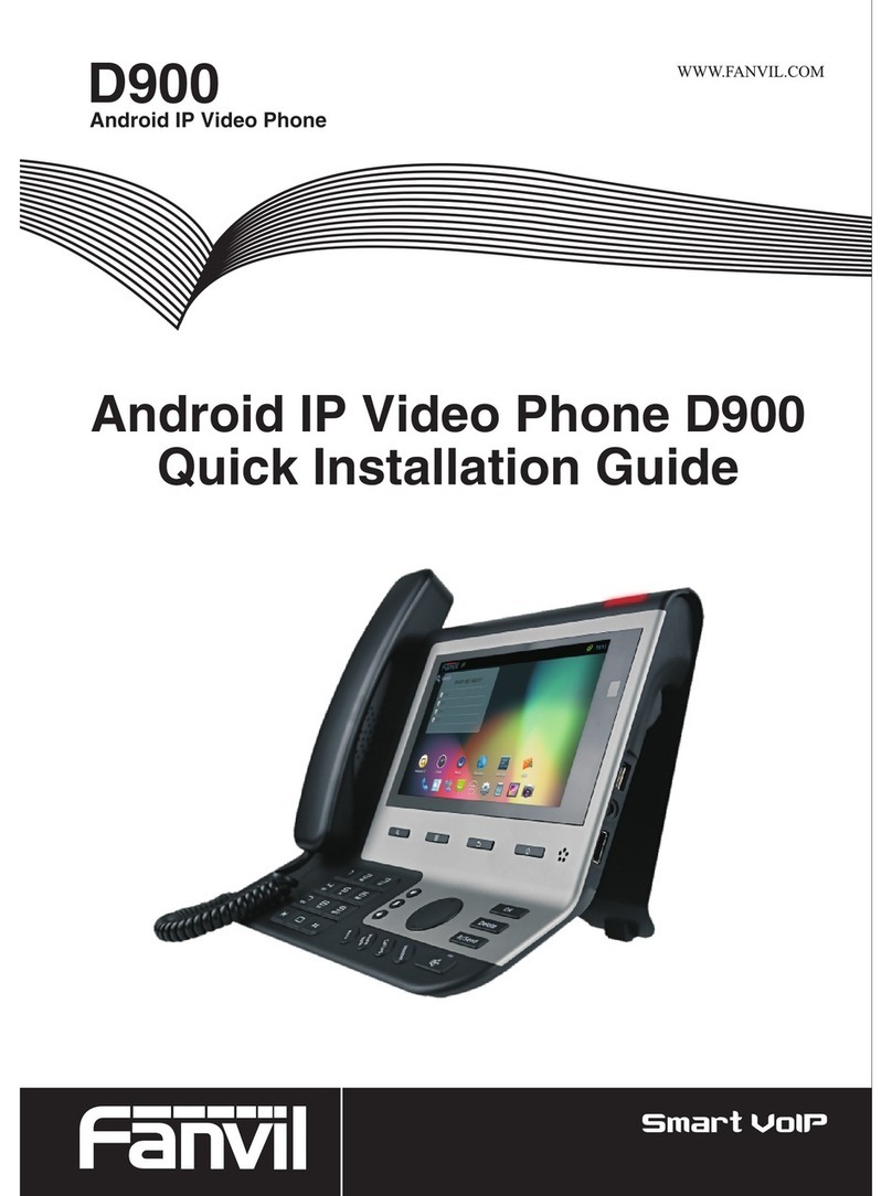 Fanvil D900 Quick installation guide
