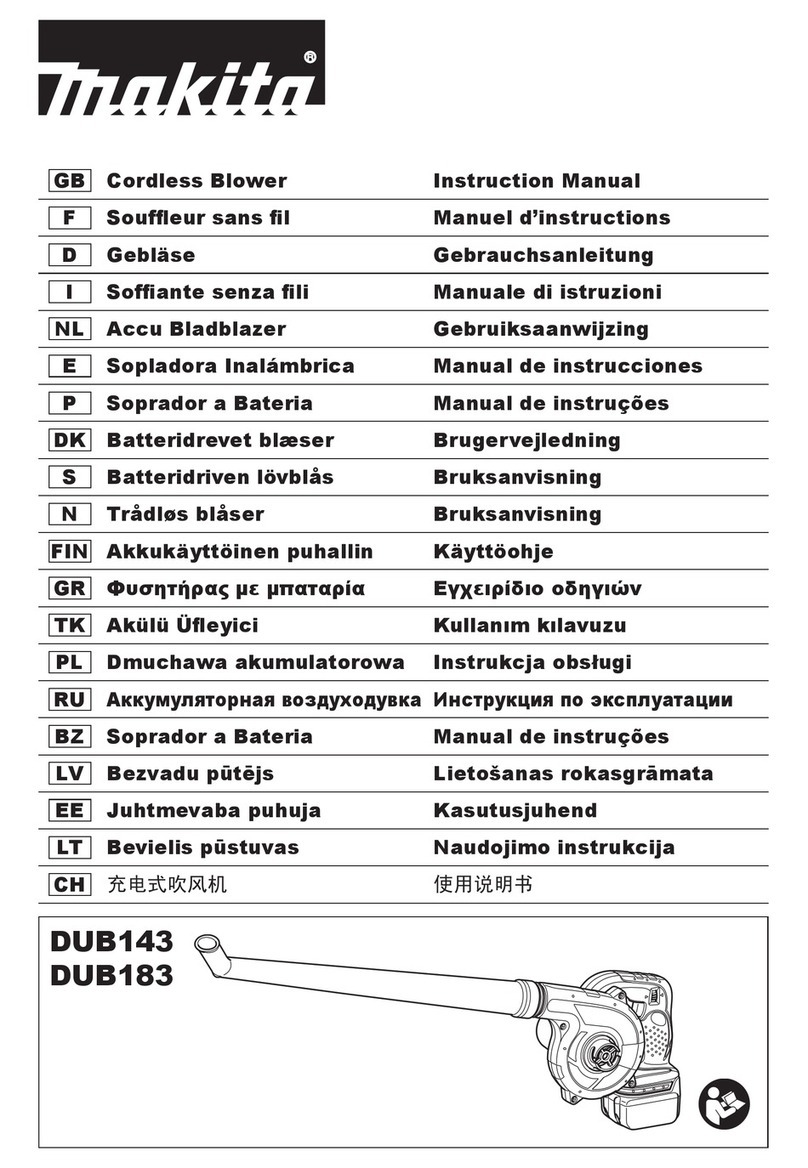 Makita DUB143 instruction manual