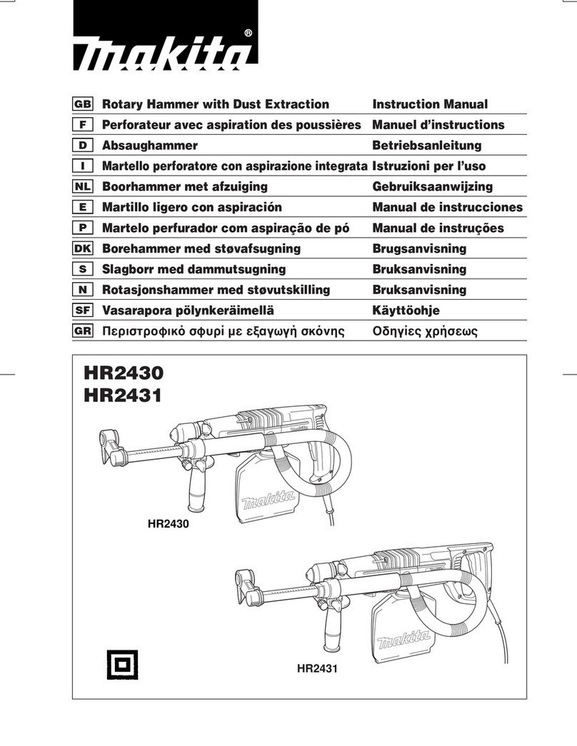 Makita HR2430 instruction manual