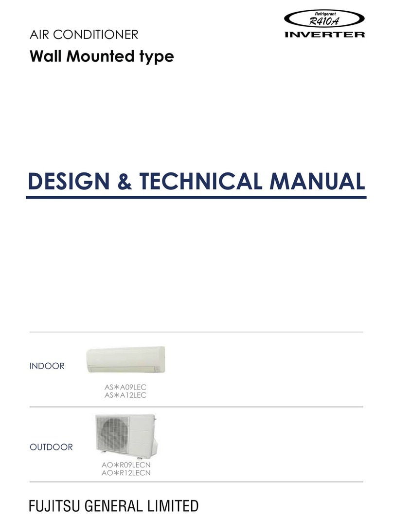 Fujitsu ASYA09LEC Service manual
