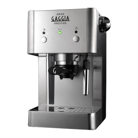Gaggia Gran Prestige operating instructions