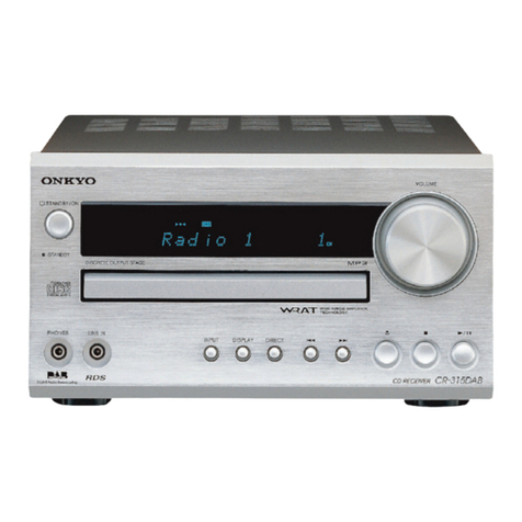Onkyo CR-315 User manual