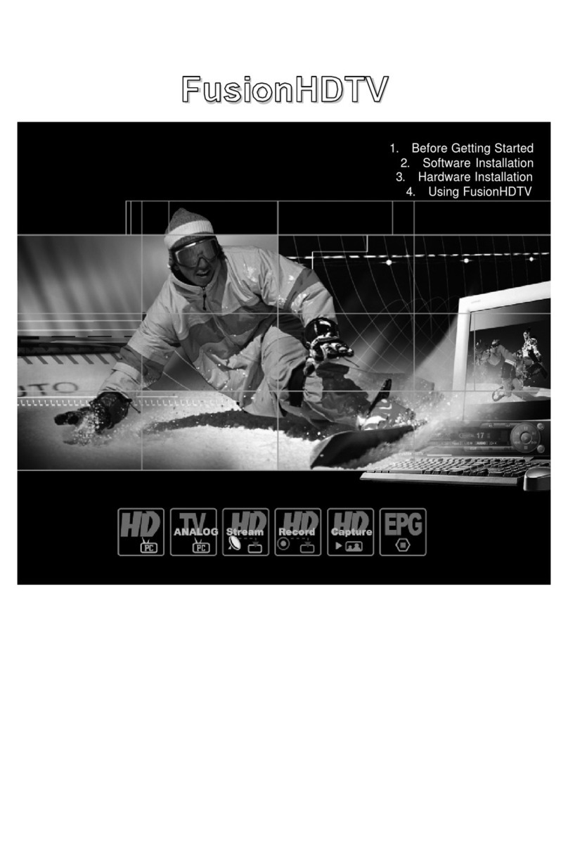 Dvico FusionHDTV 5 GOLD User manual