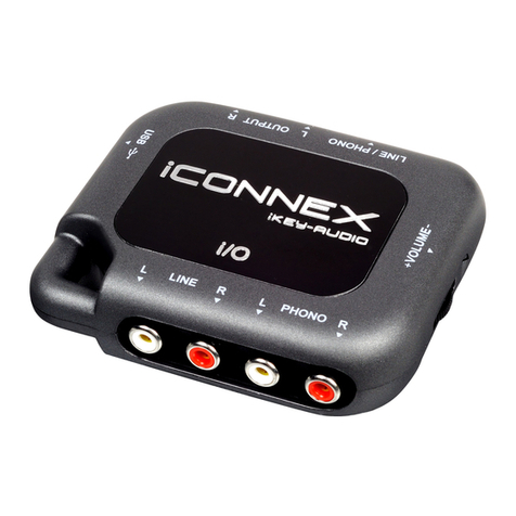 iKEY-AUDIO iCONNEX User manual