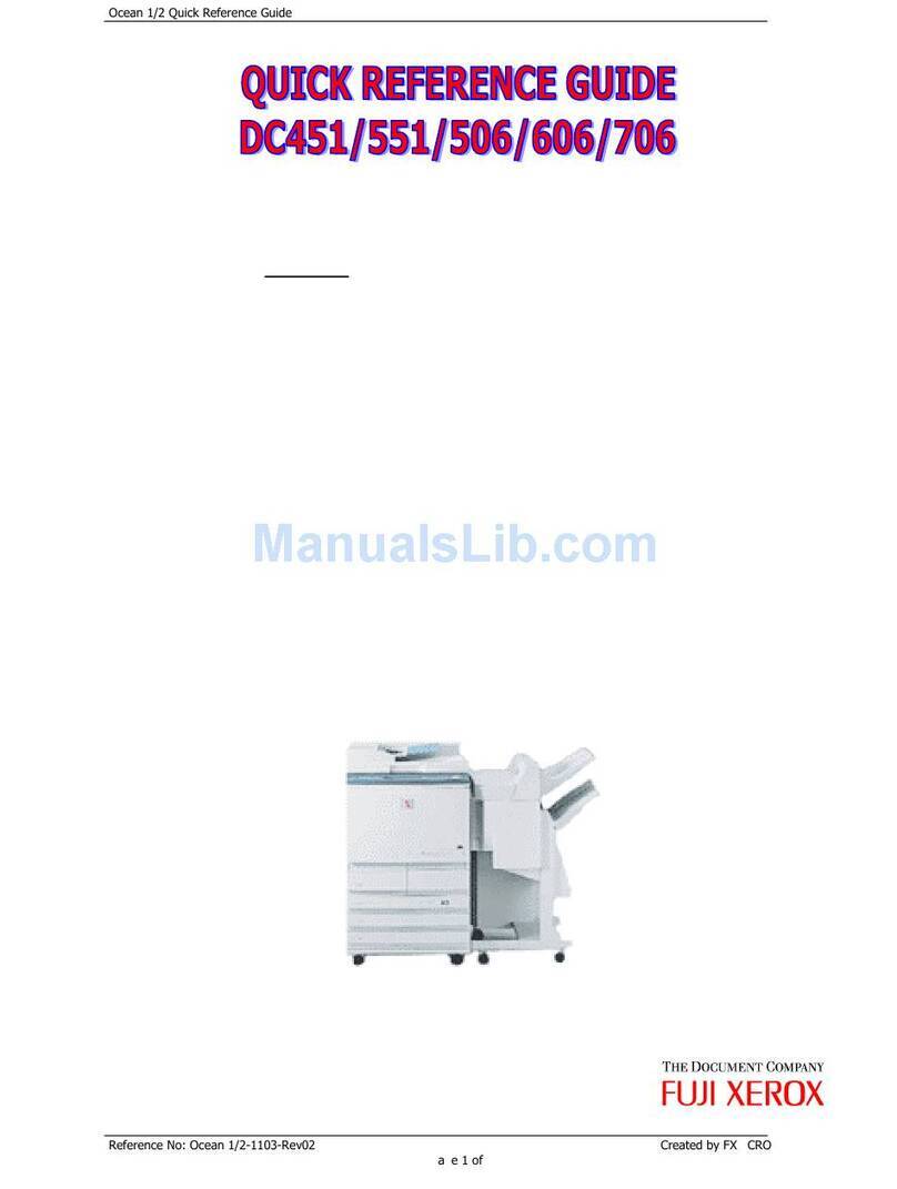 Fuji Xerox DC451 User manual