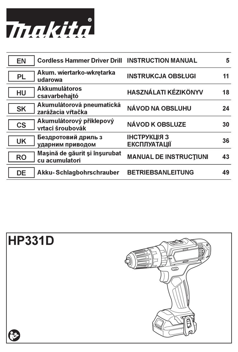 Makita HP331D instruction manual