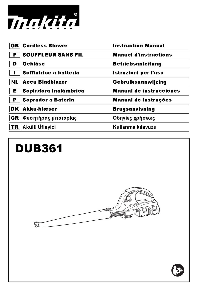 Makita DUB361 User manual