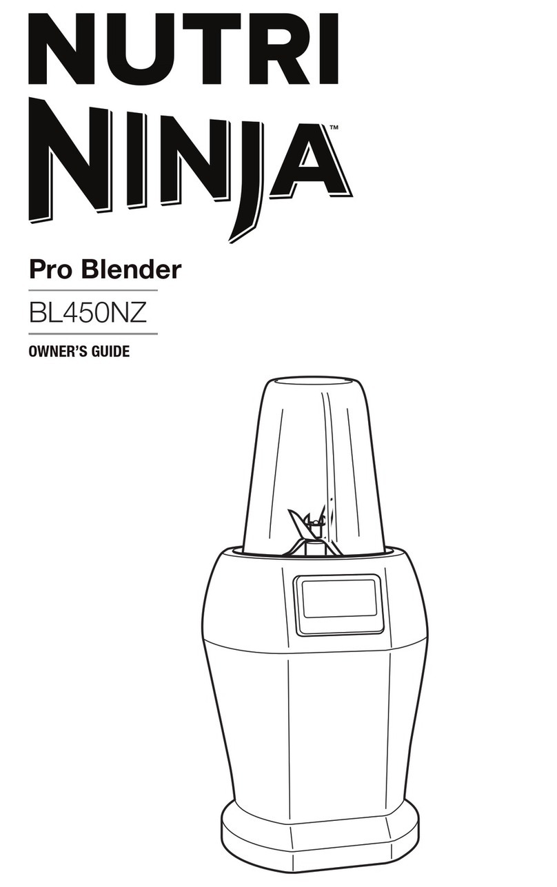 Ninja BL450NZ User manual Ninja BL450NZ User manual