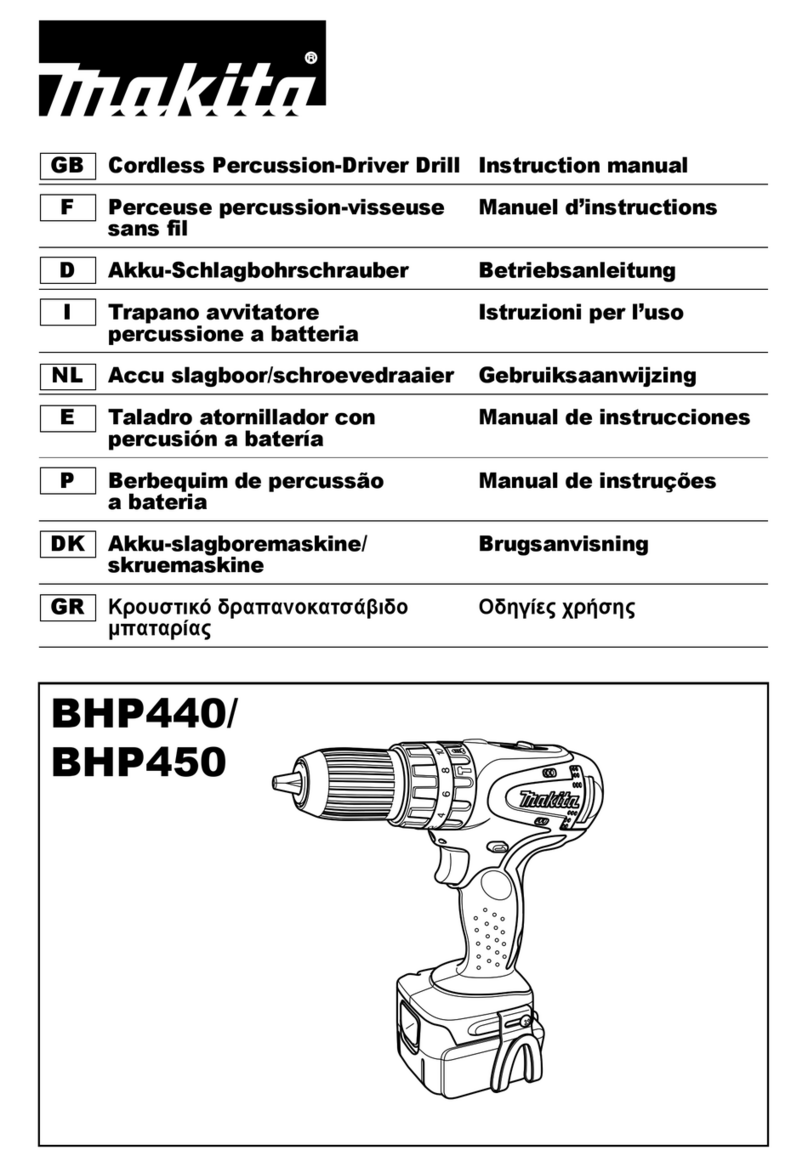 Makita BHP440 instruction manual