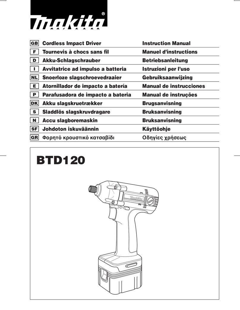 Makita BTD120 User manual