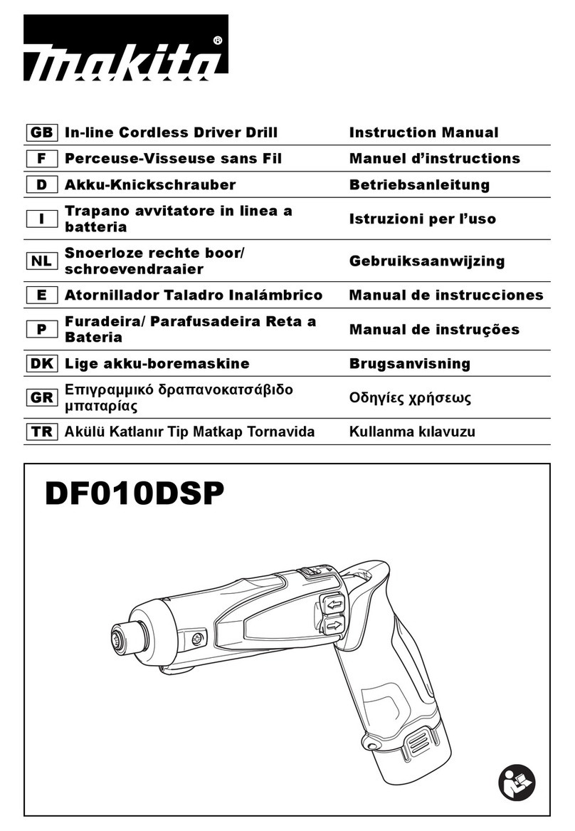 Makita DF010DSP User manual