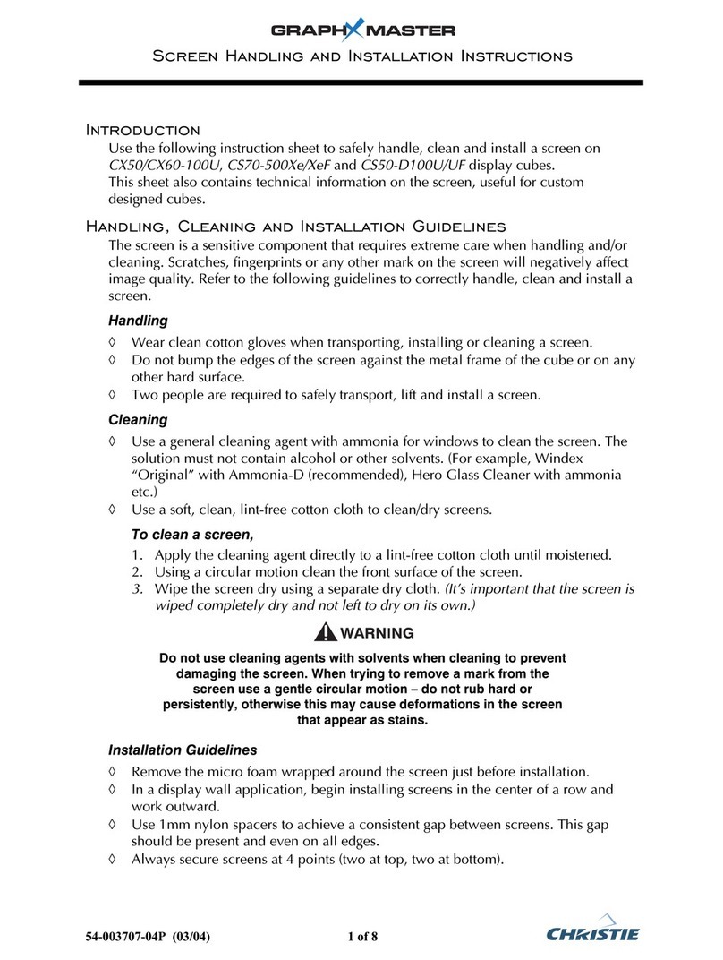 Christie CS50-D100U User manual