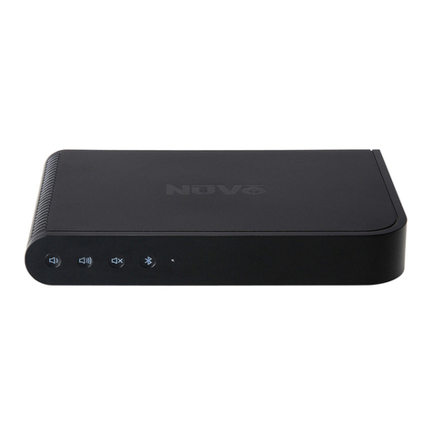 Nuvo NVP100 series User manual Nuvo NVP100 series User manual