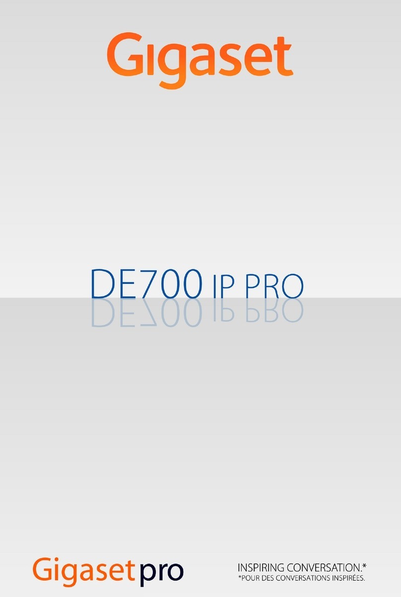 Gigaset DE700 IP PRO User manual