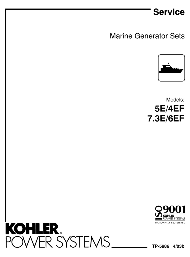 Kohler 5E User manual