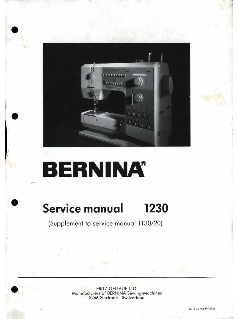 Bernina 1230 User manual