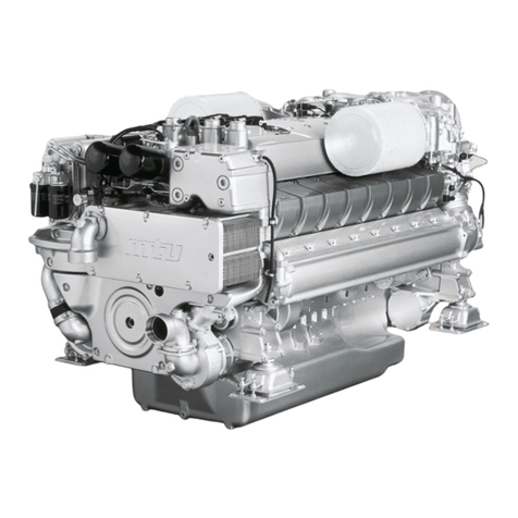 MTU 12V 2000 G23 Use and maintenance manual