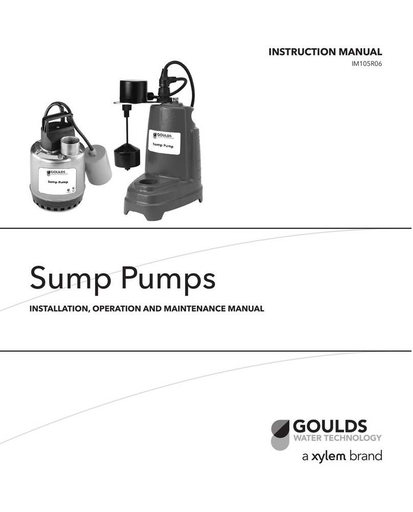 Goulds IM105R06 User manual