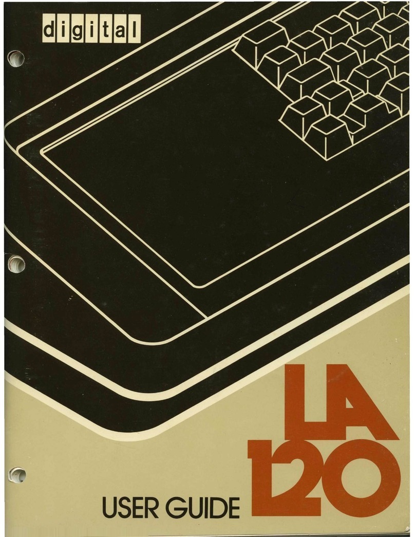Digital Equipment LA 120 user guide