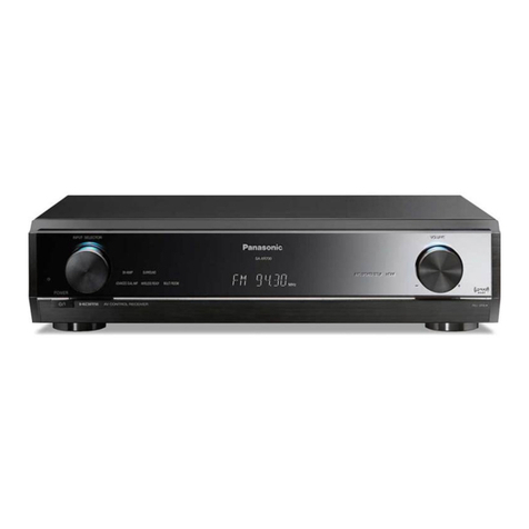 Panasonic SA-XR700EG User manual