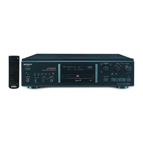 Sony MDS-JA333ES - Md Player Service manual
