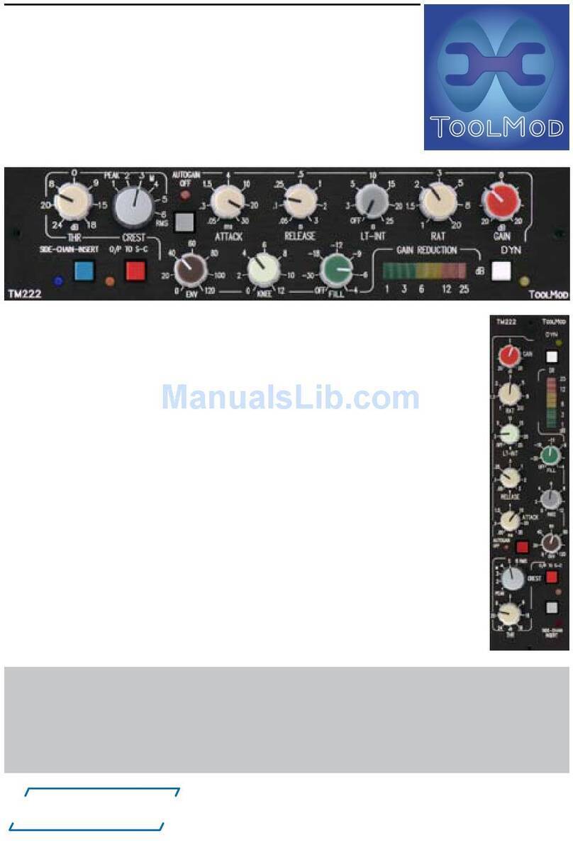 adt-audio TM222 user manual