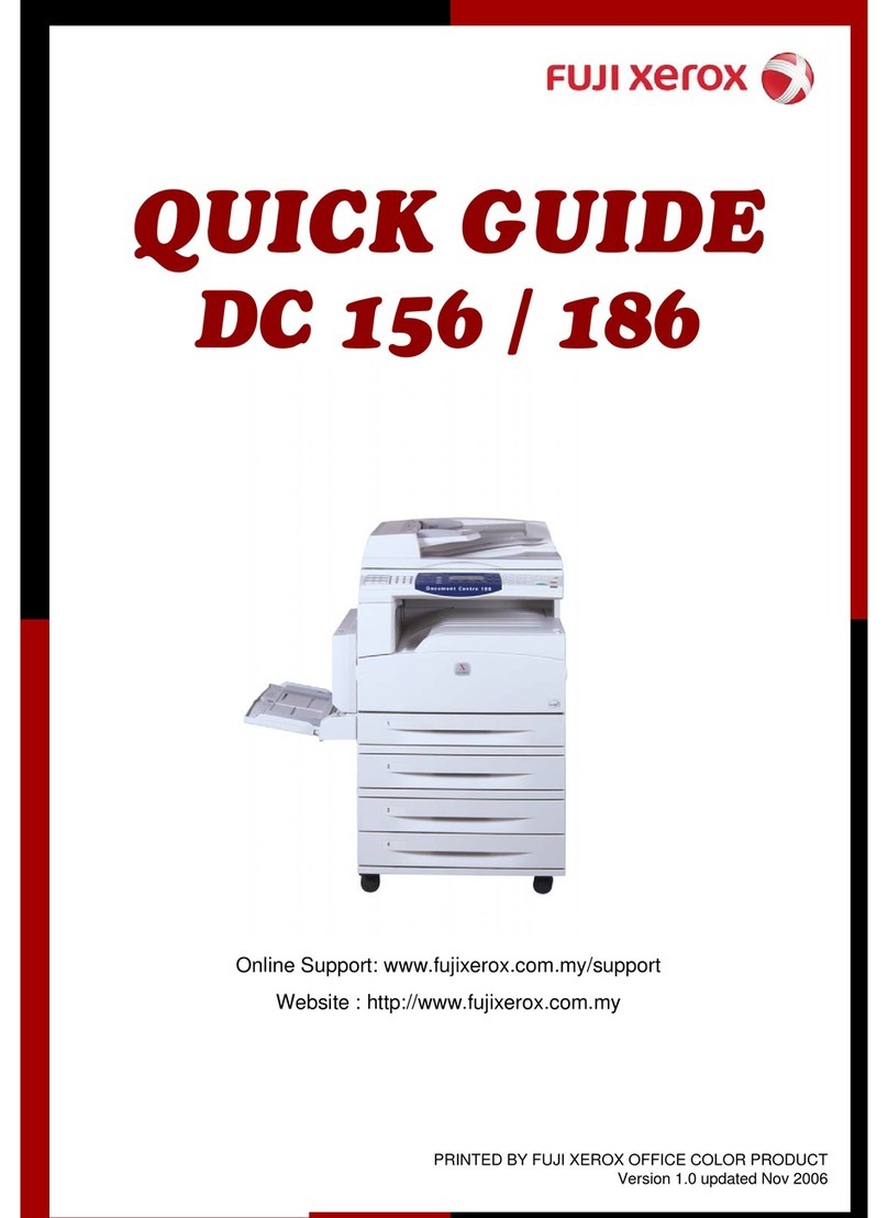 Fuji Xerox DC 156 User manual