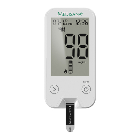Medisana MediTouch 2 Quick reference guide