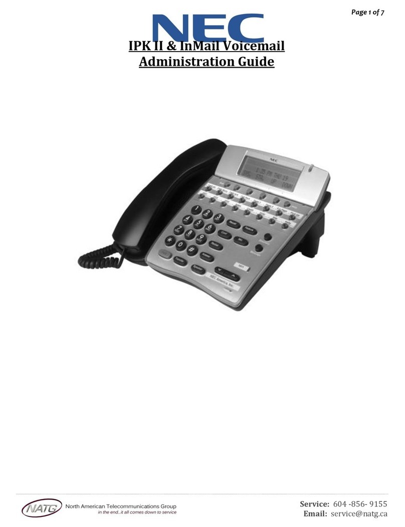 NEC IPK II Administration guide
